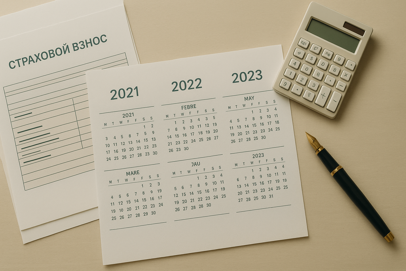 Страховые взносы 2021-2023 г.г.